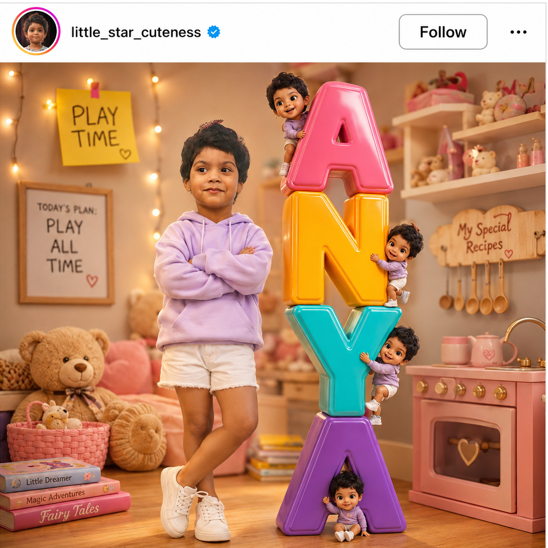 Pixar Toy Room Name Portrait