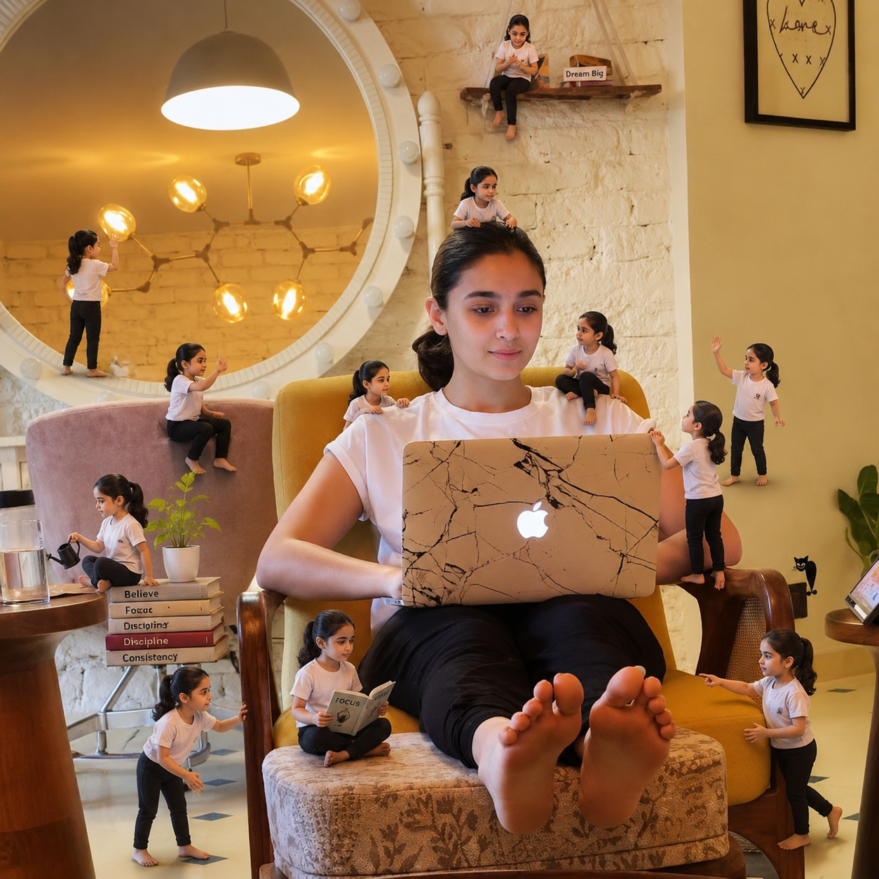 Mini Me Universe – Magical Tiny Clone Photo Effect Prompt