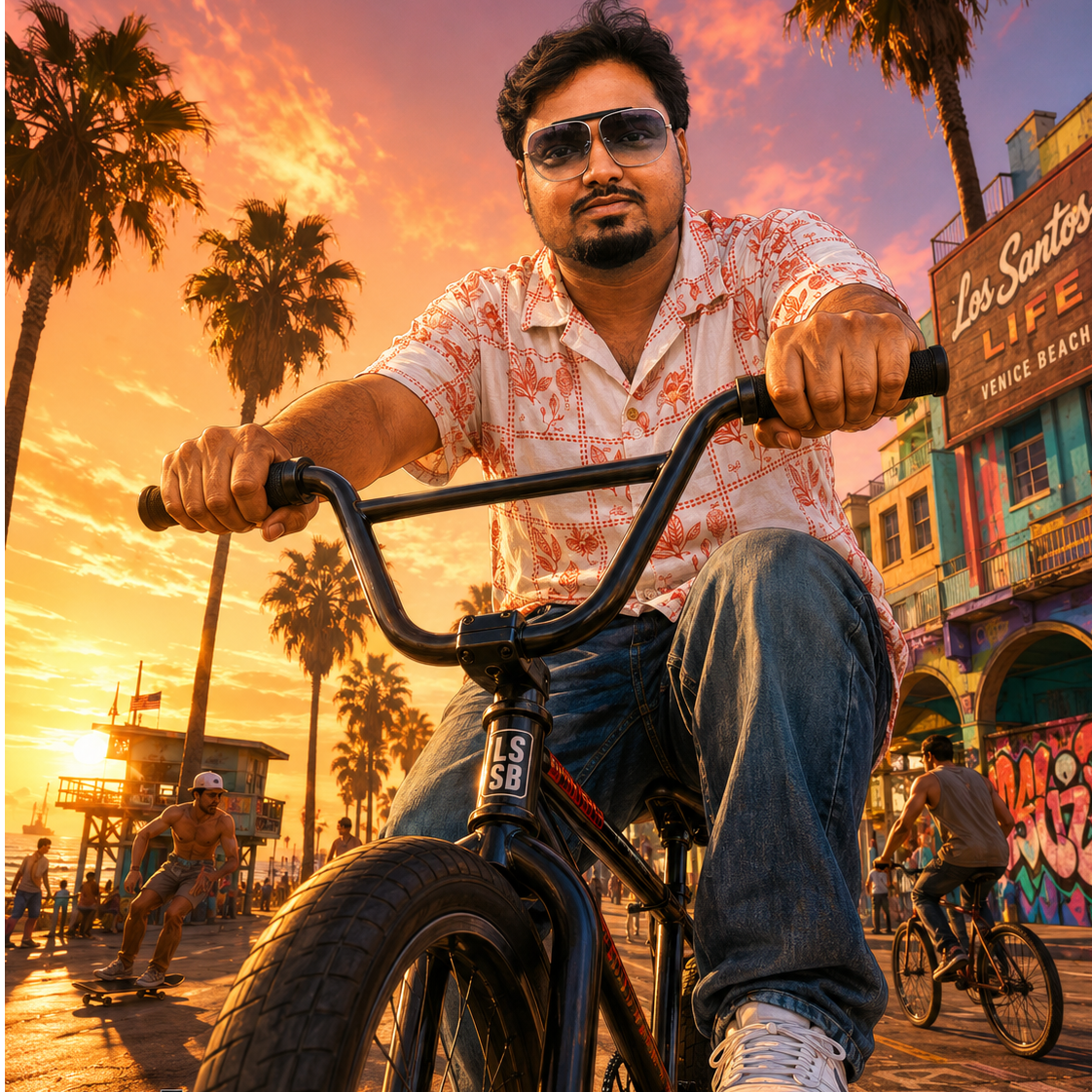 GTA VI Style BMX Beach Cinematic Po — 1/2