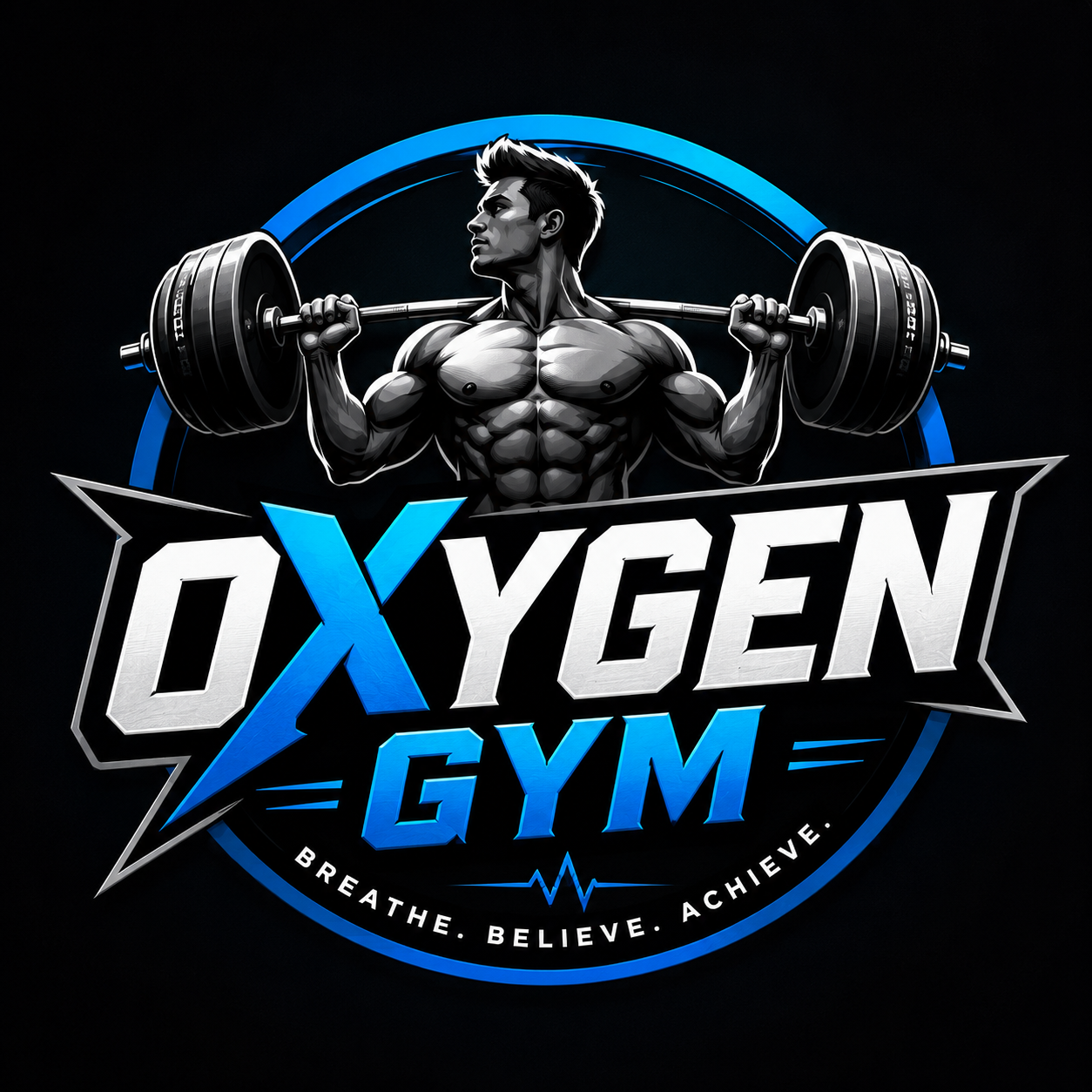 Dynamic Fitness Gym Logo Design