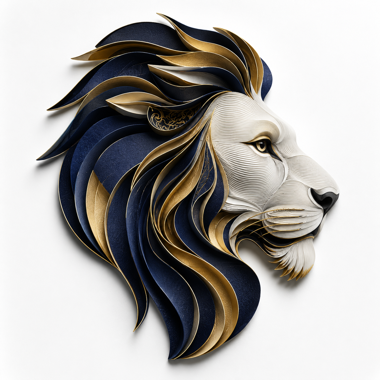 TITLE Luxury 3D Paper Art Logos