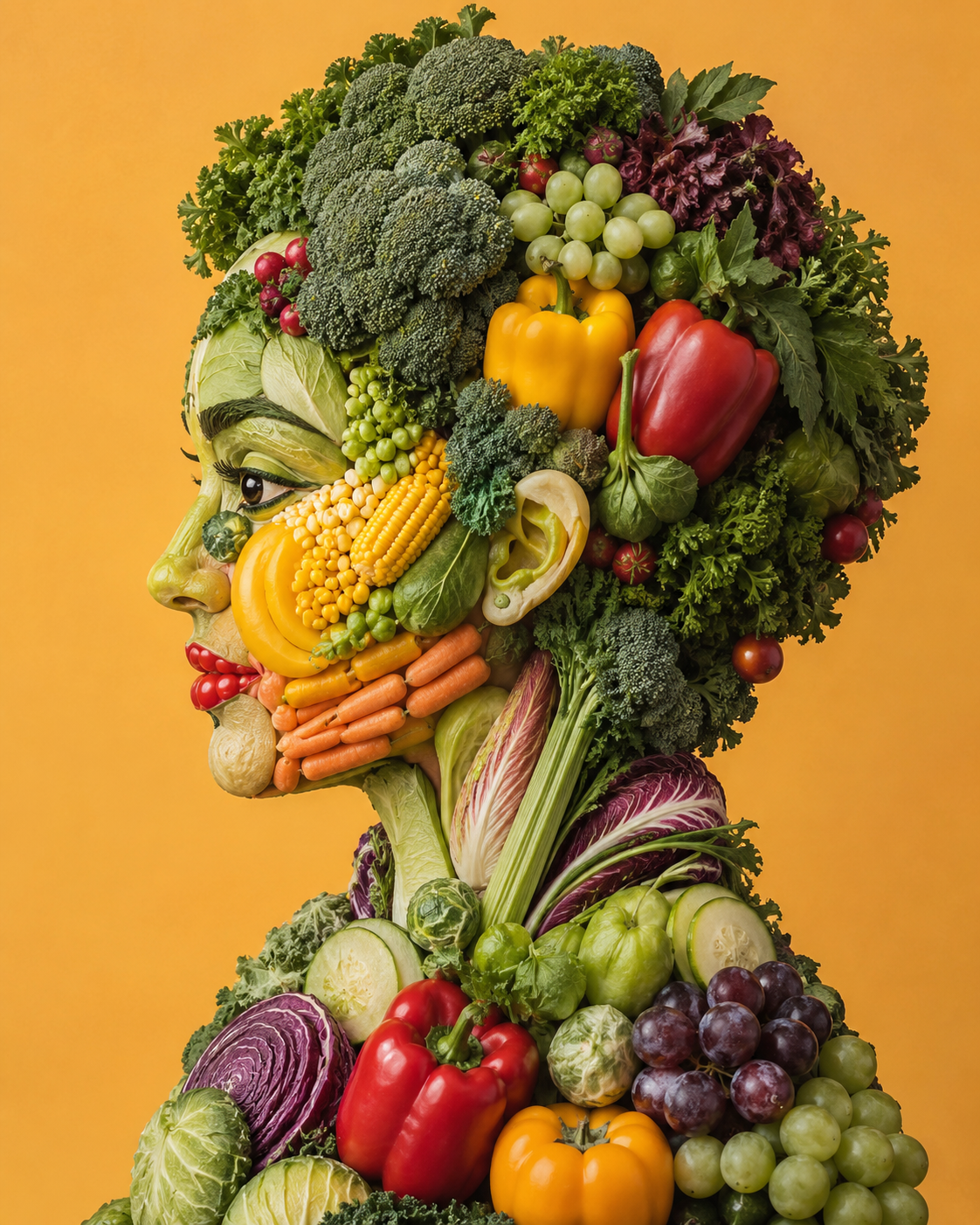 Healthy Harvest Profile Portrait